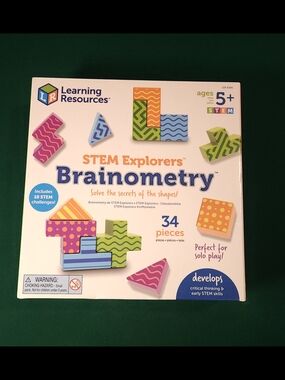 Learning Resources STEM Explorers Brainometry 34 Piece STEM Challenges!